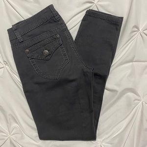 Request Skinny Jeans Dark Gray  Size 3/26 excellent condition!